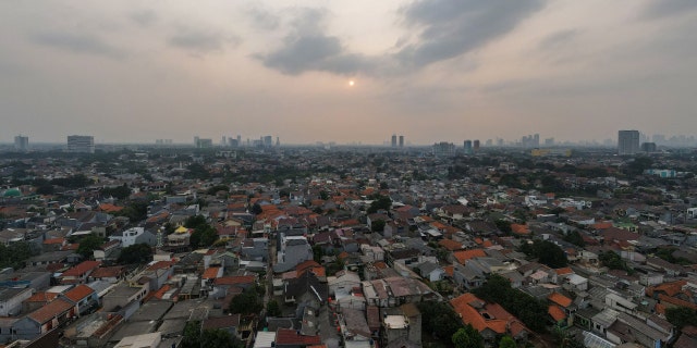 Jakarta, Indonesia, aerial view