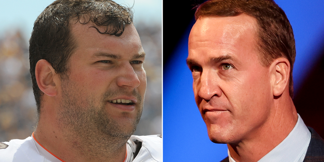 Joe Thomas and Peyton Manning