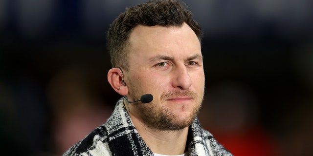 Johnny Manziel with headset on