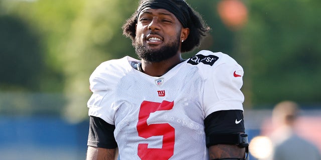Kayvon Thibodeaux at the training camp