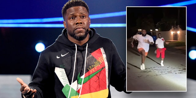 Kevin Hart races NFL star
