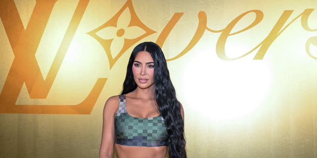 Kim Kardashian posing