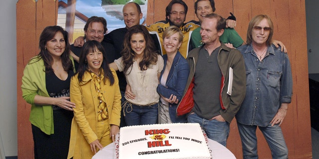 Johnny Hardwick and King of the Hill cast