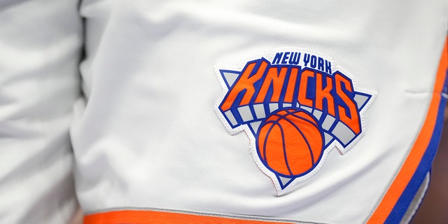 Knicks logo on the shorts