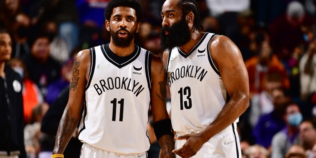 Kyrie Irving and James Harden talk