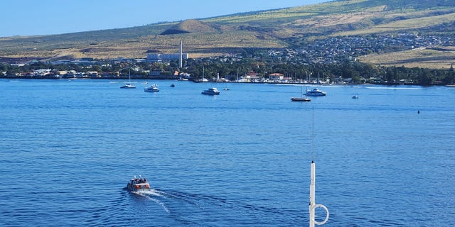 Seascape of Lahaina, Maui.