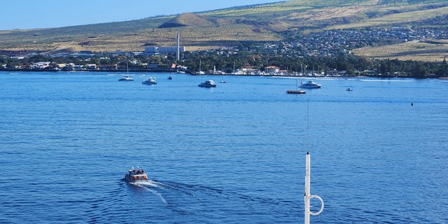 Seascape of Lahaina, Maui.