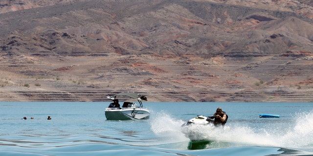 Recreationists at the Lake Mead National Recreation Area