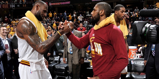 LeBron and Kyrie in 2016