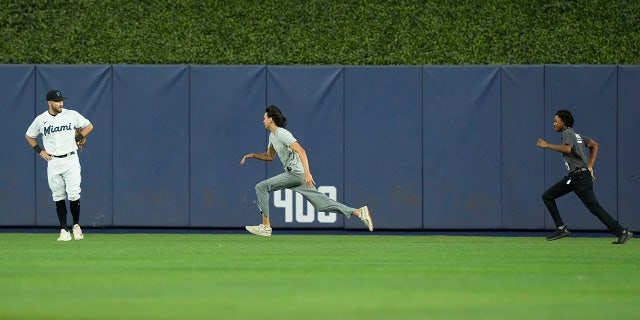 Marlins field invader
