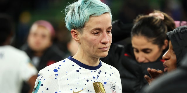 Megan Rapinoe sad