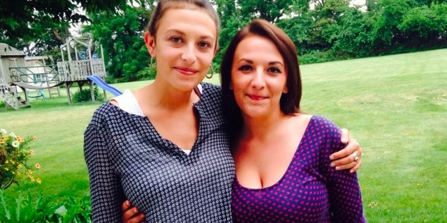 Mekenna Reiley, left, and Bevin Stepp pose in an undated family photo