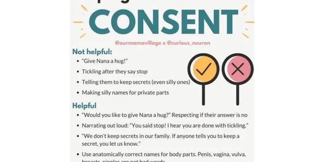 A public service announcment 'helping kids understand consent'