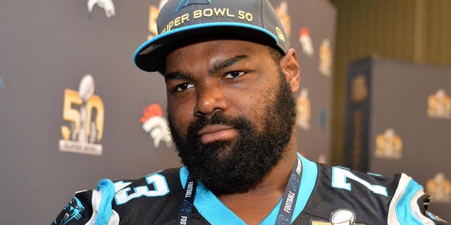 Michael Oher in Super Bowl 50