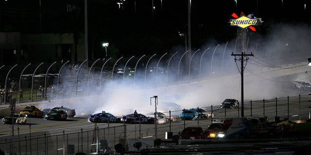 NASCAR Cup Series wreck at Daytona