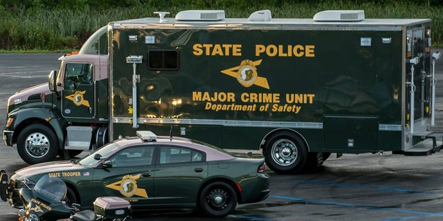 New Hampshire State Police vehicles