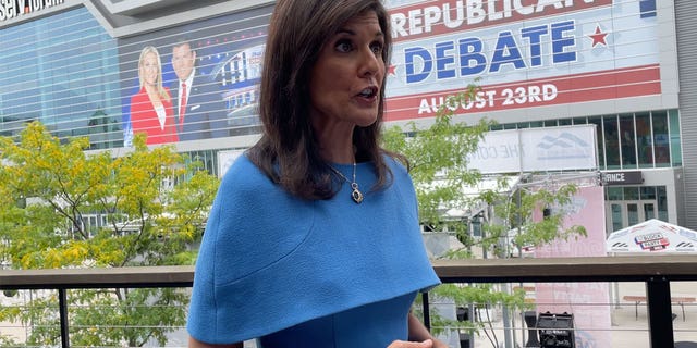 Nikki Haley in Milwaukee