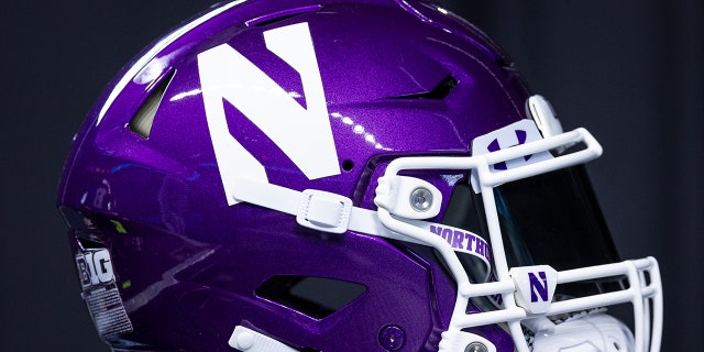 Northwestern Wildcats helmet