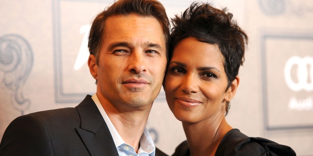 Olivier Martinez and Halle Berry on the red carpet