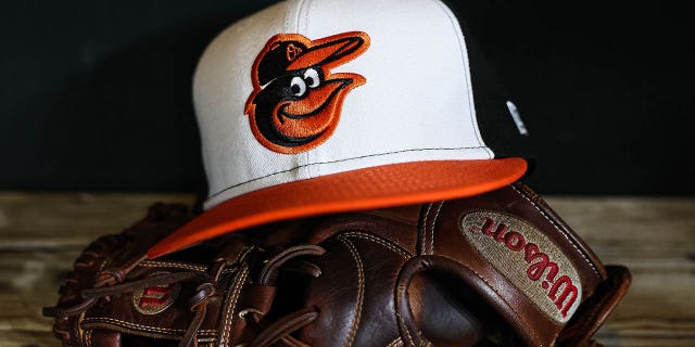 Orioles hat at Camden Yards