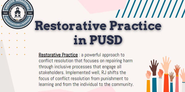 A powerpoint slide on restorative justice