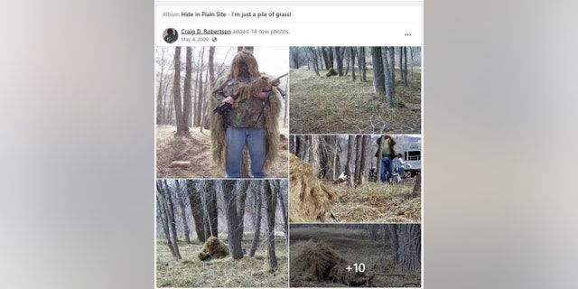 Robertson Ghillie Suit screenshots from criminal complaint