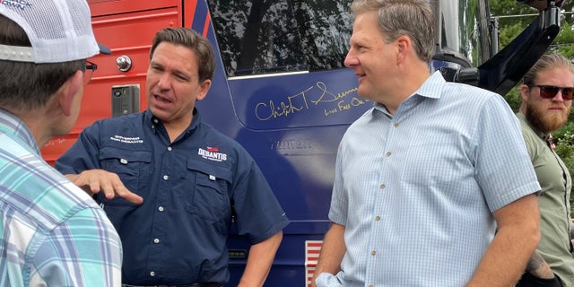 Ron DeSantis teams up with Chris Sununu in New Hampshire