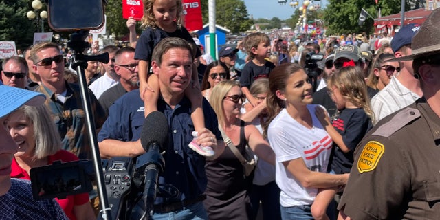 DeSantis and Trump holding competing events at the Iowa state fair