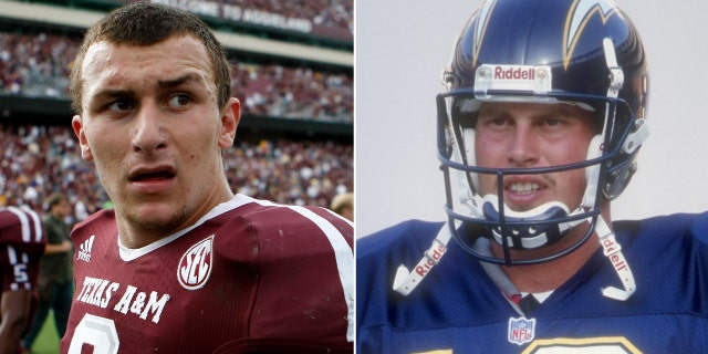 Johnny Manziel and Ryan Leaf split