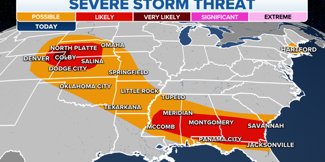Severe storm threats