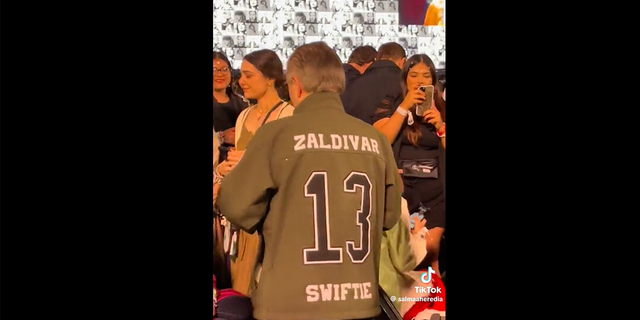 Arturo Zaldivar, supreme court justice, seen at concert