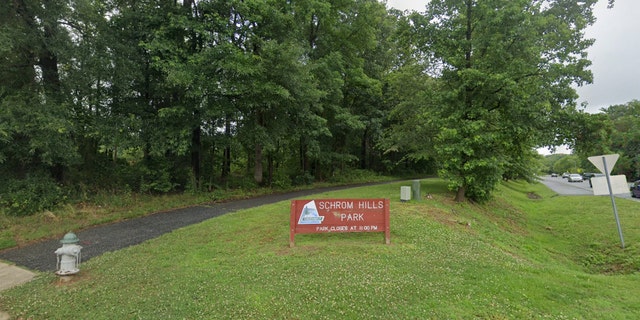 Google Street View of Schrom Hills Park in Maryland