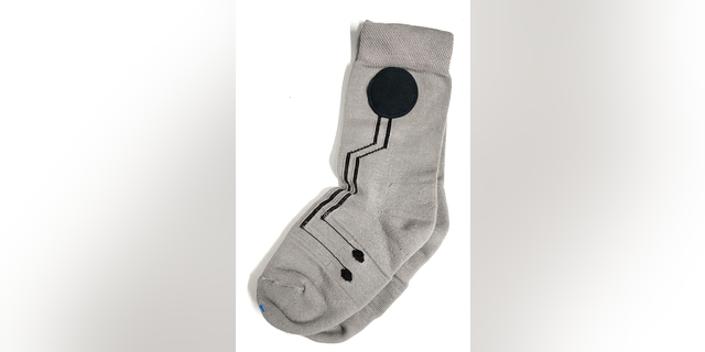 gray SmartSocks against white background