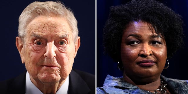 George Soros and Stacey Abrams