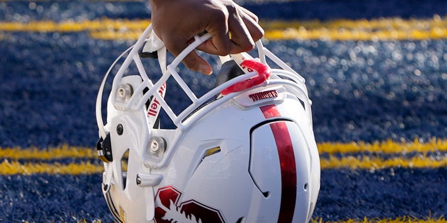 Stanford Cardinal football helmet