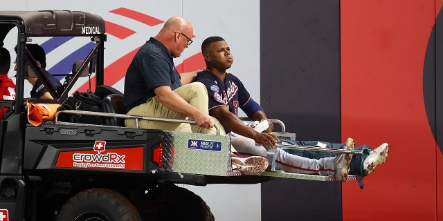 Stone Garrett emotional on cart