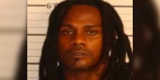 Terence Stewart has braided hair in Shelby County jail mug shot