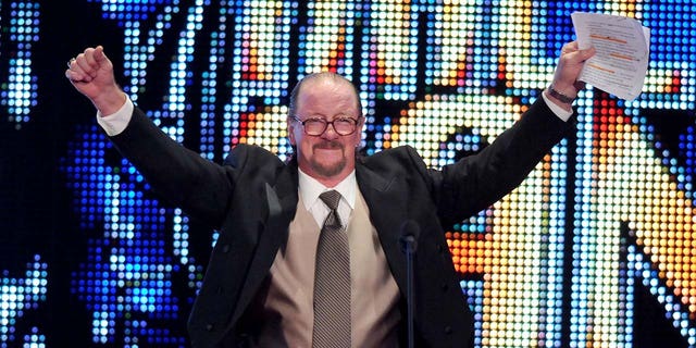 Terry Funk attends the Hall of Fame induction