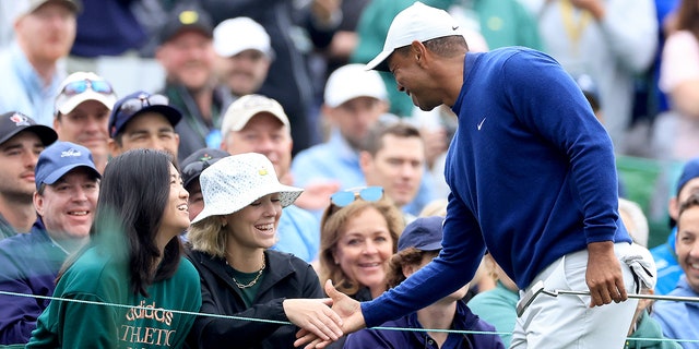 Tiger Woods and Rose Zhang