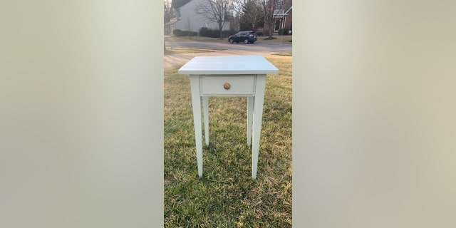 small table belonging to Aimee Taylor