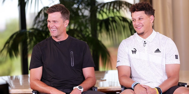 Tom Brady and Patrick Mahomes participate in quarterback roundtable