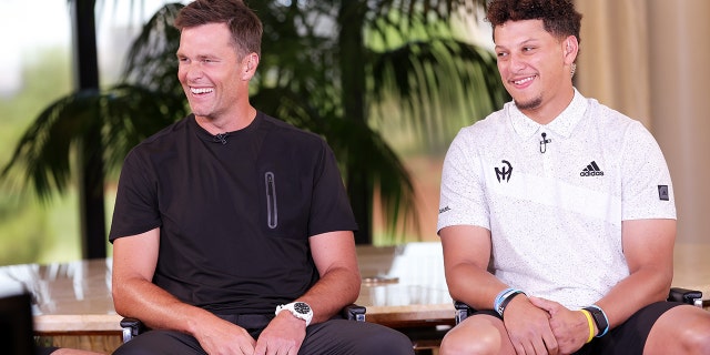 Tom Brady and Patrick Mahomes participate in quarterback roundtable