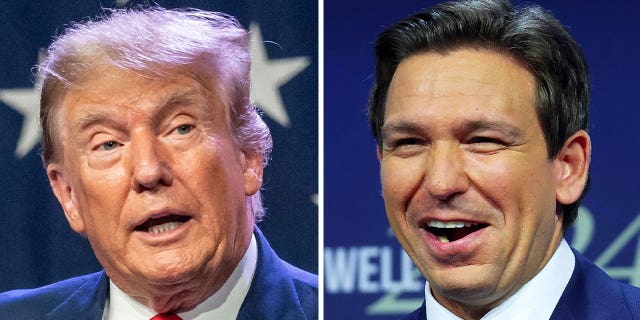 Trump and DeSantis