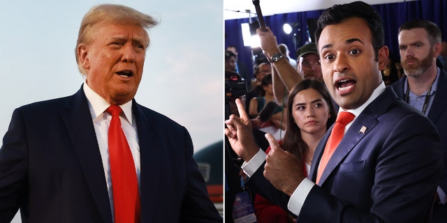 Donald Trump y Vivek Ramaswamy