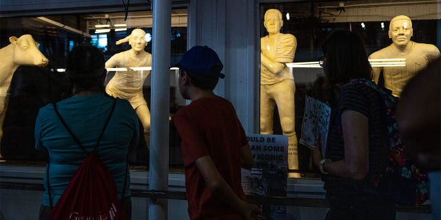 Butter sculptures at the Iowa State Fair