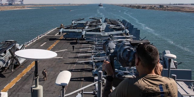 USS Bataan in Suez Canal