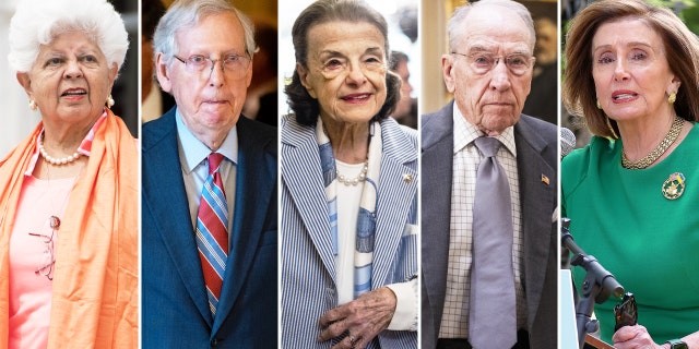 Grace Napolitano, Mitch McConnell, Dianne Feinstein, Chuck Grassley, Nancy Pelosi