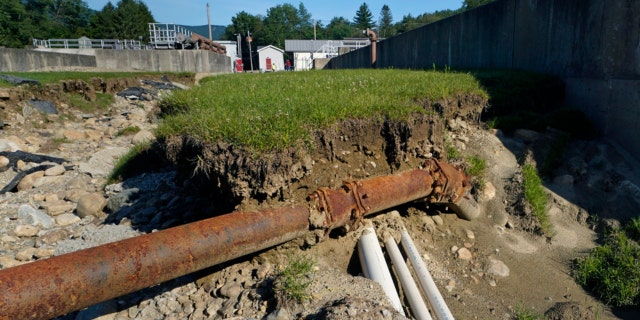 Sewer pipe in Vermont