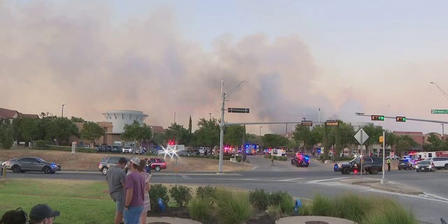 Brush fire in Cedar Park, Texas