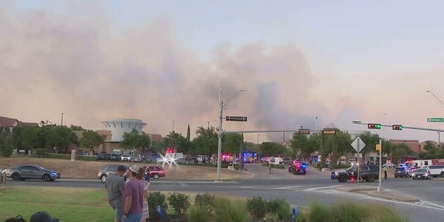 Brush fire in Cedar Park, Texas